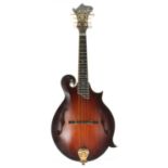 Rare Stelling mandolin, bearing the maker's label inscribed Mandolin LS-5, ser. no. L007,