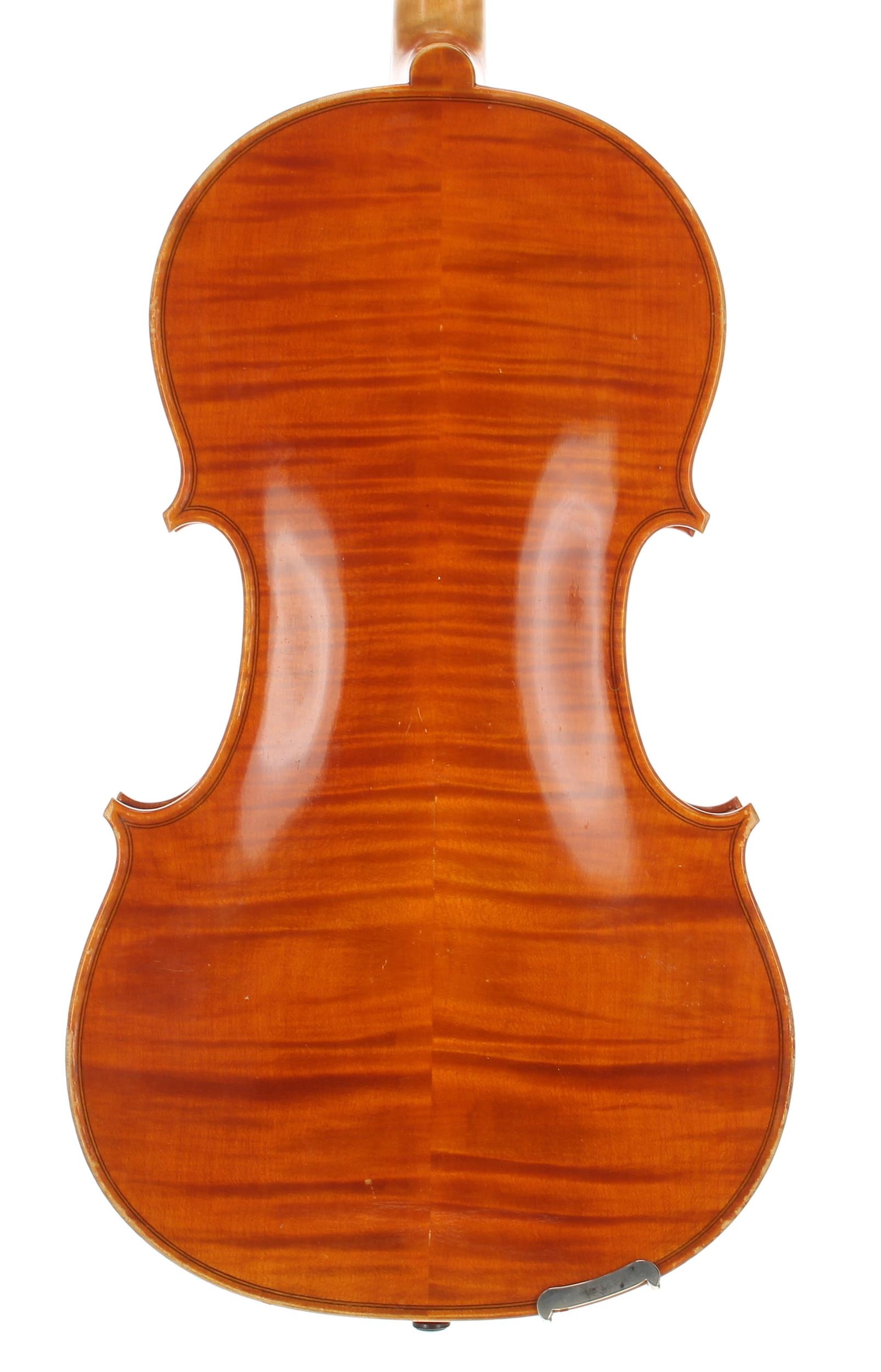 Good contemporary English viola by and labelled Rowan Armour-Brown, Made in Cornwall, 1976, the - Image 2 of 3