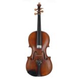 Early 20th century viola labelled Henry Thompson, Maker, London..., 15 3/16", 38.60cm