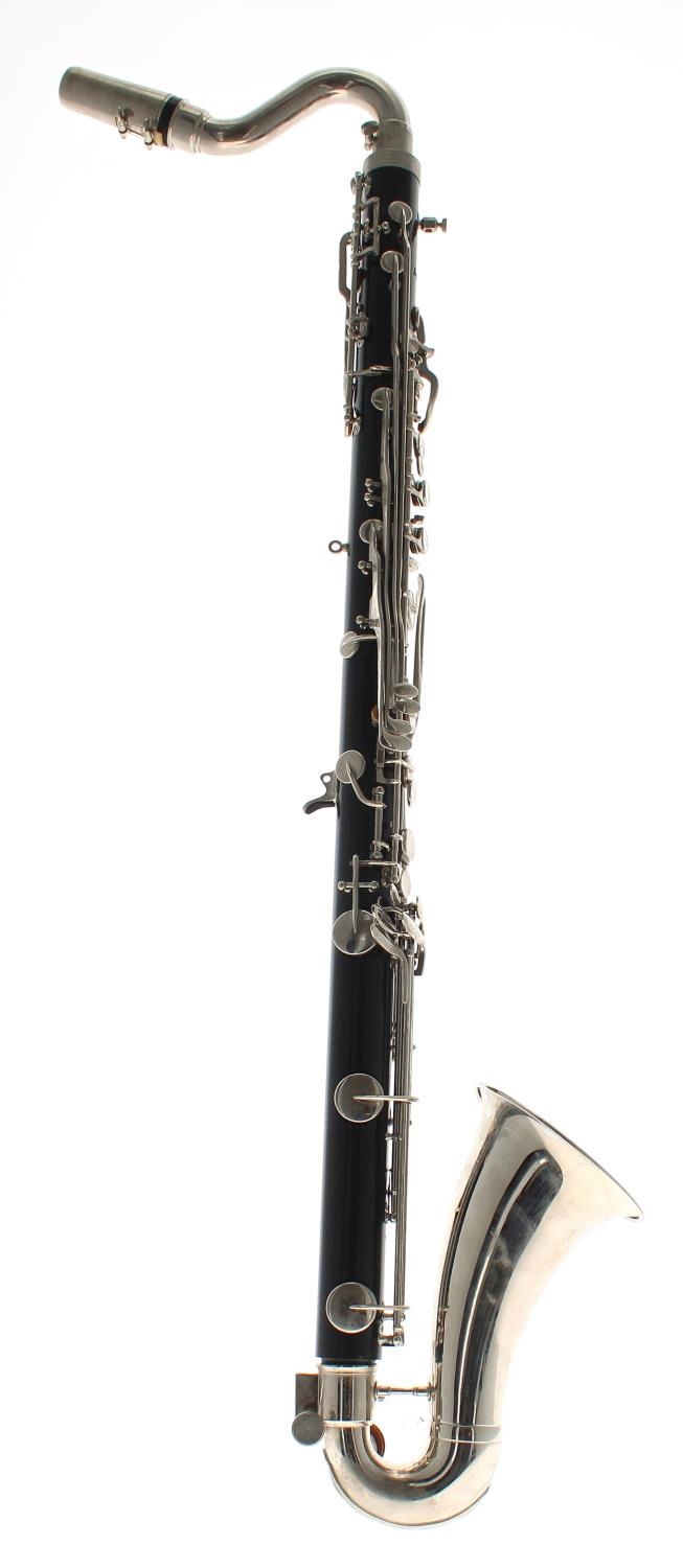 Good Selmer bass clarinet, ser. no. 67111, with horn, crook and mouthpiece, case