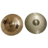 Zildjian 18" cymbal; together with a Sabian B8 18" Chinese cymbal (2)