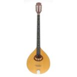 Romanian bouzouki by and labelled Ozark for Stentor Music Co. Ltd, soft case