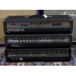 Three Carlsbro amplifier heads to include a Stingray Super, another Stingray and a Bass (3)