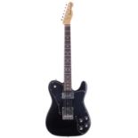 2003 Fender Telecaster Custom electric guitar, made in Mexico; Body: black finish, many dings,