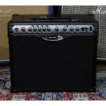 Line 6 Spider II guitar amplifier, with foot switch