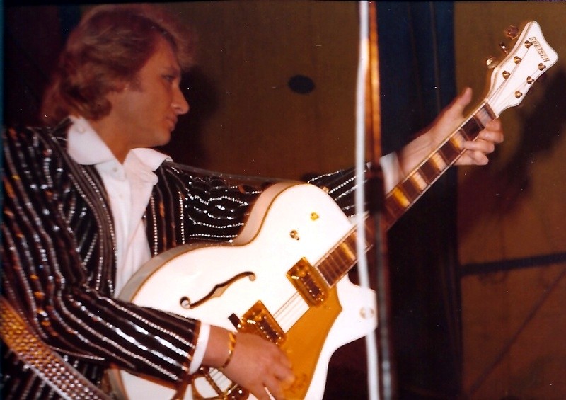 Rick Parfitt and Johnny Hallyday - 1975 Gretsch White Falcon 7593 hollow body electric guitar, - Image 2 of 7