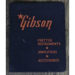 Rare mid 1950s Gibson guitar dealer binder (empty) * The Alan Rogan Collection