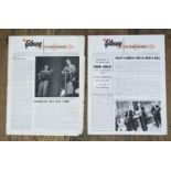 Rare July 1957 issue of the Gibson Guitar Gazette; together with another rare issue from April