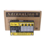 Roger Linn Design Adrenalinn II guitar effects and beatbox pedal unit, boxed