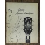 Original 1960 Gibson guitar and amplifier full line product catalogue, presented in good condition *