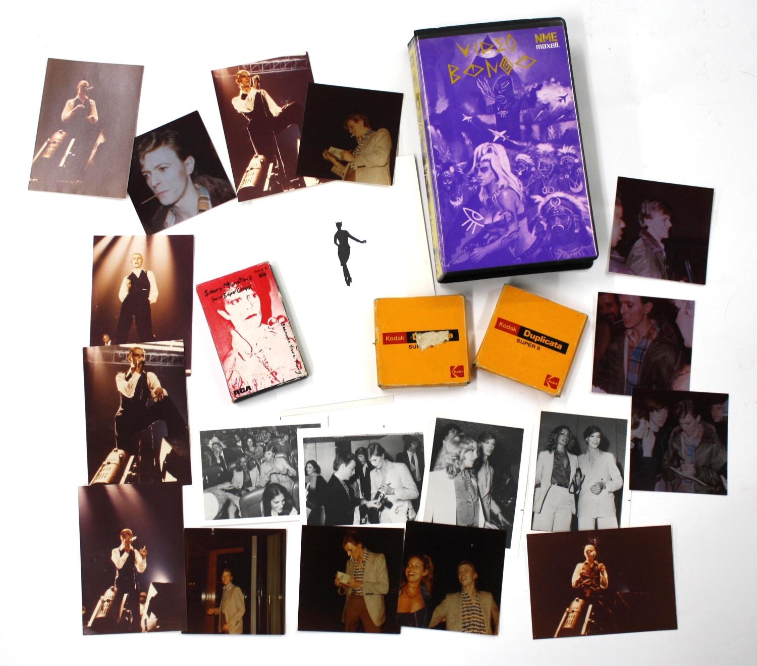 David Bowie interest - two Cine films of David Bowie live on stage, believed to be Zurich 1976, with - Image 2 of 3