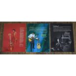 Three original 1964 Gibson guitar product catalogues including electric guitars, traditional