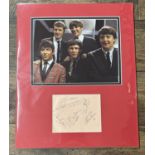 The Animals - autographed and mounted display