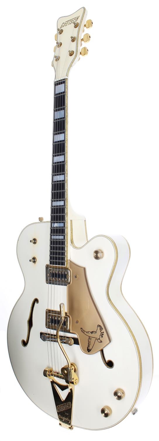 Rick Parfitt and Johnny Hallyday - 1975 Gretsch White Falcon 7593 hollow body electric guitar, - Image 4 of 7
