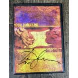 Eric Johnson - autographed Anaheim DVD, signed in black pen to the front
