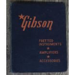 Rare mid 1950s Gibson guitar dealer binder (empty) * The Alan Rogan Collection