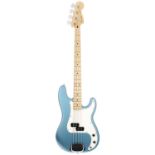 2020 Fender Player Precision Bass guitar, made in Mexico; Body: tidepool finished alder; Neck: