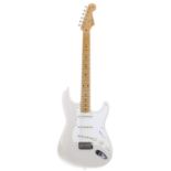 2000 Fender American Vintage '57 Stratocaster electric guitar, made in USA; Body: see-through