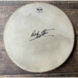 Ringo Starr - autographed hand drum, believed to have also been used by Ringo Starr