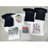 Selection of original 1980s tour T-shirts to include a Tears for Fears 1985 'Songs From the Big