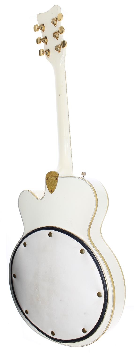 Rick Parfitt and Johnny Hallyday - 1975 Gretsch White Falcon 7593 hollow body electric guitar, - Image 6 of 7