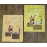 Two original Gibson guitar amplifier catalogues to include the rare 1964 first version with Titan
