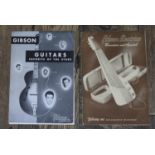 Original 1948 Gibson electric and acoustic guitar product catalogue; together with an original