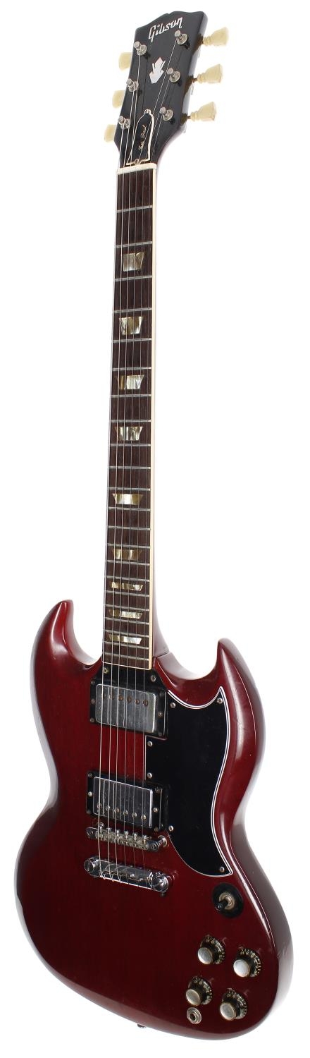 Gibson Les Paul (SG) Standard electric guitar, made in USA, circa 1964; Body: cherry refinish, dings - Image 2 of 9