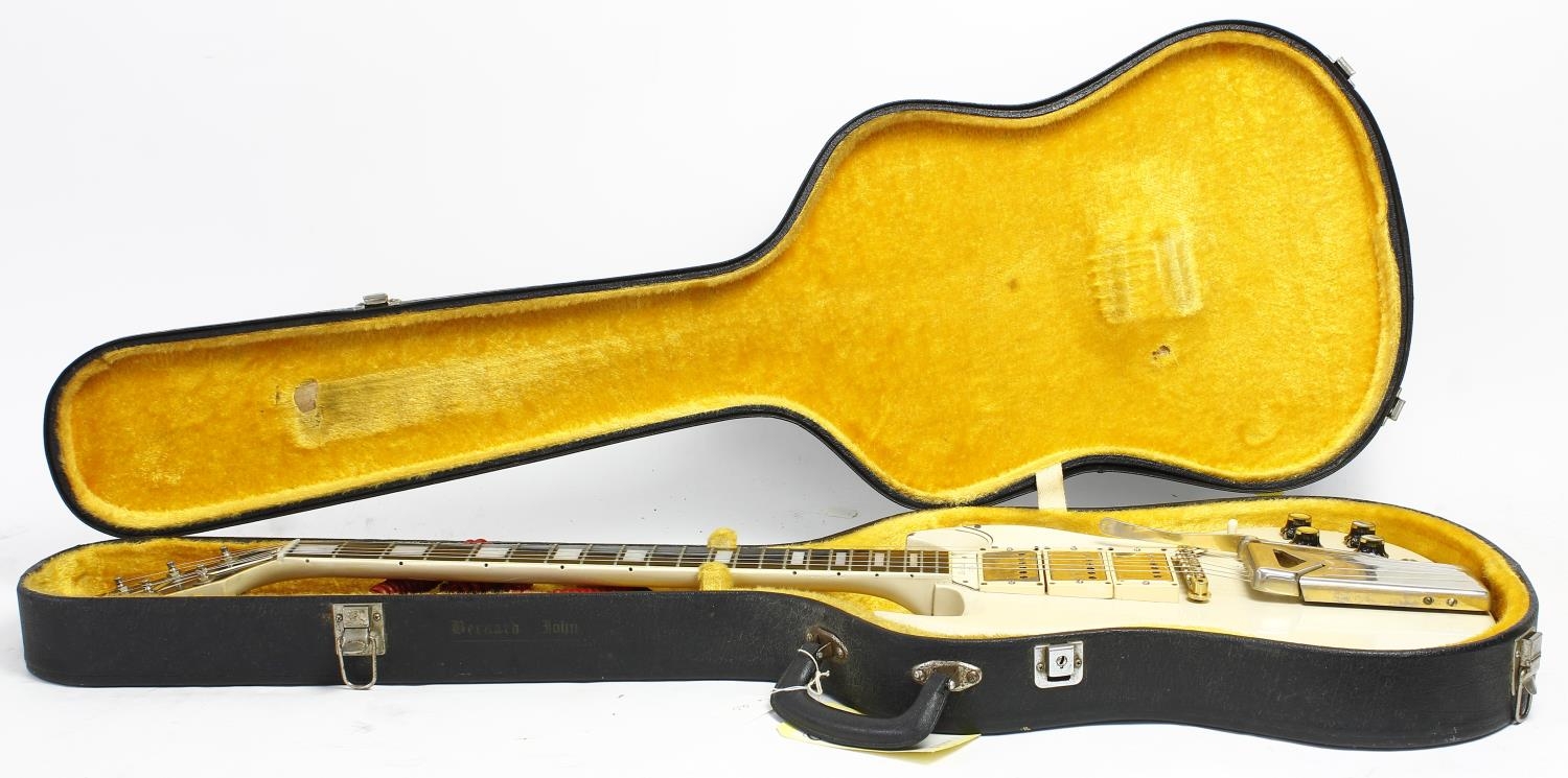 1961 Gibson Les Paul Custom (SG body) electric guitar, made in USA; Body: white refinish, various - Image 12 of 12