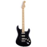 2015 Fender American Professional HSS Stratocaster electric guitar, made in USA; Body: black finish,