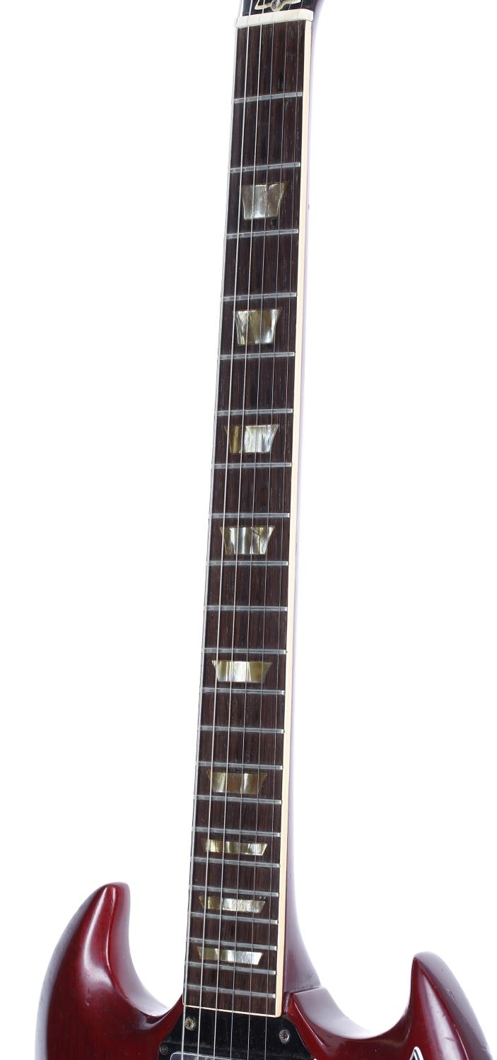 Gibson Les Paul (SG) Standard electric guitar, made in USA, circa 1964; Body: cherry refinish, dings - Image 5 of 9