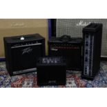 Joyo DC-15S digital guitar amplifier, boxed; together with a Carlsbro Cobra PA100, a Peavey Rage 158