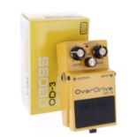 Boss OD-3 Overdrive guitar pedal, boxed