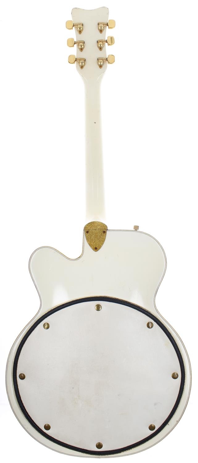 Rick Parfitt and Johnny Hallyday - 1975 Gretsch White Falcon 7593 hollow body electric guitar, - Image 5 of 7