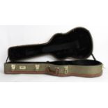 TKL acoustic guitar hard case, with 15" lower bout