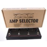 Voodoo Lab Amp Selector guitar foot switch, boxed with PSU