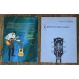 Rare original 1965 Gibson guitar parts and accessories product catalogue; together with an