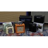 Blackstar Fly 3 watt mini guitar amplifier, boxed; together with an Orange Micro Crush guitar