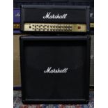 Marshall Valvestate 2000 AVT 150H guitar amplifier head; together with a Marshall MG412 guitar