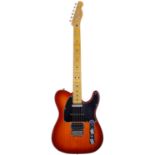 2012 Fender Modern Player Nashville HSS Telecaster electric guitar, made in China; Body: amber burst