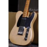 1990 Fender Custom Shop J.W. Black Master Built '57 Blackguard Telecaster electric guitar, made in
