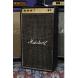 1970s Marshall Bass 30 watt twin speaker guitar amplifier, made in England