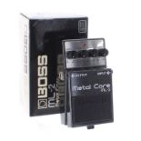 Boss ML-2 Metal Core guitar pedal, boxed