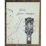 Original 1960 Gibson guitar and amplifier full line product catalogue, presented in excellent