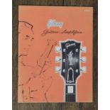 Original 1962 Gibson guitar and amplifier full line product catalogue, presented in excellent