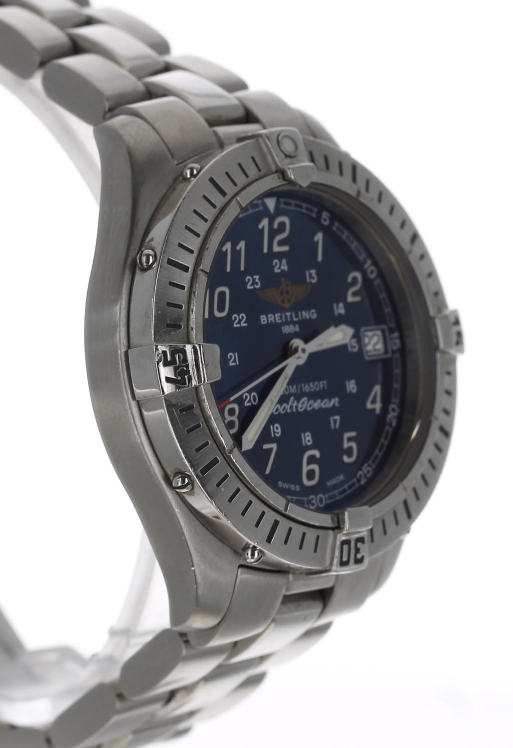 Breitling Colt Ocean stainless steel gentleman's wristwatch, reference no. A64350, serial no. - Image 3 of 5