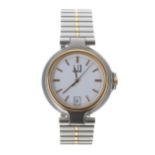 Alfred Dunhill Millennium Classic gold and stainless steel gentleman's wristwatch, reference no. 6.