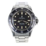 Rolex Oyster Perpetual Submariner 'metres first' stainless steel gentleman's wristwatch, reference