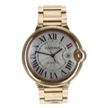Cartier Ballon Bleu 18ct automatic gentleman's wristwatch, reference no. 2998, serial no. 8912xxx,
