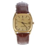 Omega Seamaster automatic gold plated and stainless steel gentleman's wristwatch, reference no.